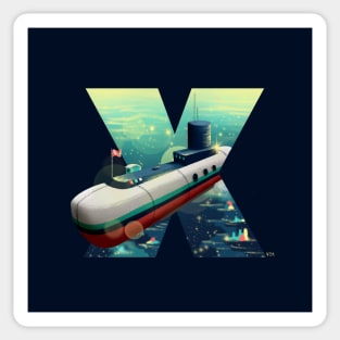 X-Submarine Sticker